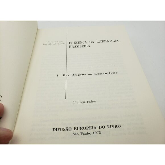 Presença Da Literatura Brasileira-I Das Origens Ao Romantismo  Candido Costello - Picture 5 of 11